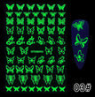Halloween Party Luminous Adhesive Nail Stickers