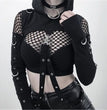Personalized Ripped Dark Halloween Off-shoulder Top