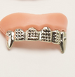 Halloween Dress Up Props Electroplating Gold And Silver Dentures Simulation Zombie Dentures Whole Toy