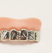 Halloween Dress Up Props Electroplating Gold And Silver Dentures Simulation Zombie Dentures Whole Toy