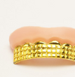 Halloween Dress Up Props Electroplating Gold And Silver Dentures Simulation Zombie Dentures Whole Toy