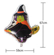 Halloween Balloon Decorations For Kindergarten Layout Props Shopping Mall Haunted House Party Party Background Wall Dress Up