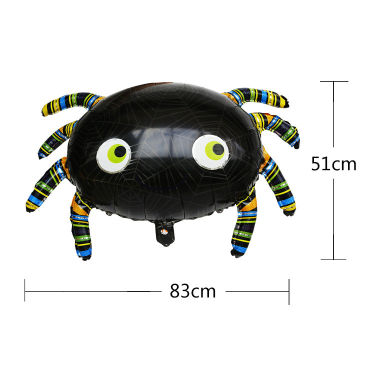 Halloween Balloon Decorations For Kindergarten Layout Props Shopping Mall Haunted House Party Party Background Wall Dress Up