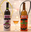 HobelS New Halloween ProductsChampagne, Red Wine, Decorative Wine Bottle Cover, Ktv Cartoon Pumpkin Wine Bottle Bag