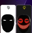 Amazon Hot-Selling APP Glowing Mask Full-Color Display Flashing Mask Halloween Party Glowing Mask