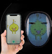 Amazon Hot-Selling APP Glowing Mask Full-Color Display Flashing Mask Halloween Party Glowing Mask
