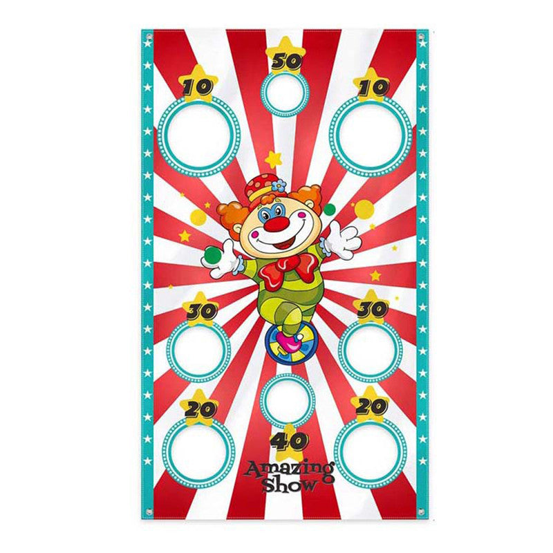 Carnival Halloween Throwing Game Hanging Flag