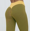 Plaid Leggings Fitness Yoga Pants Women's Seamless High Waist Leggings Breathable Gym