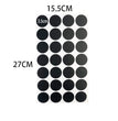 Circular Label Can Be Repeated Erasable Pvc Circular Blackboard Sticker Label