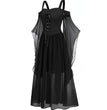 Halloween Witch Sling Strap And Big One Piece Dress