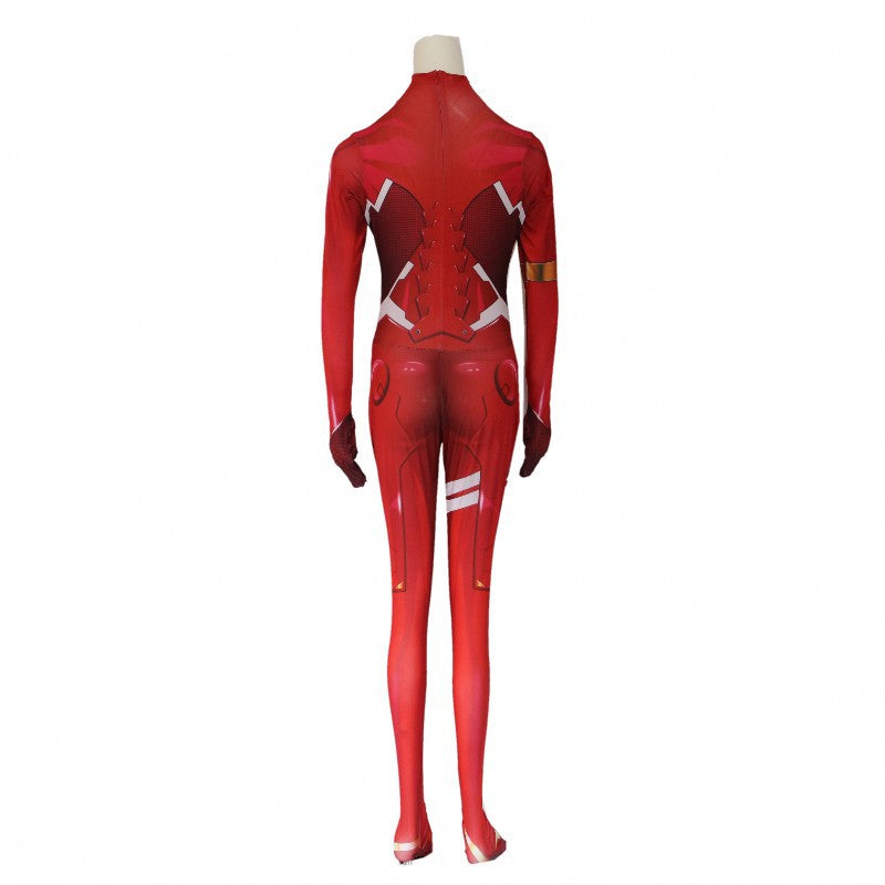 Female 3D Printed Bodycon Suit For Halloween Costume