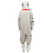 Kangaroo Cartoon One-piece Pajamas Cartoon Couple Cute Boys And Girls' Halloween Fleece Performance Clothes