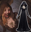 Female Black Vampire Long Dress Halloween Costume