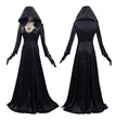 Female Black Vampire Long Dress Halloween Costume