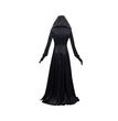 Female Black Vampire Long Dress Halloween Costume