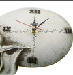 Crypt Skull Wall Clock Halloween Horror Clock