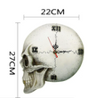 Crypt Skull Wall Clock Halloween Horror Clock