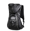 Hooded Skull Hat Backpack Europe And America Halloween Steampunk Rivet Hat Backpack