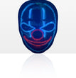Bluetooth APP Full-color Led Face-changing Luminous Mask Halloween Mask