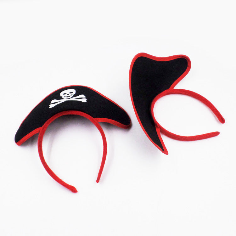Halloween Pirate Headband Ghost Festival Skull Hair Hoop Dance