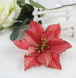 Artificial Christmas Flower 13cm Christmas Tree Decoration Flower
