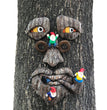 Bark Ghost Face Facial Features Decoration Halloween Xmas DIY Home Easter Outdoor Gardoon Creative Props Tree Monsters Ornaments