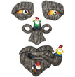 Bark Ghost Face Facial Features Decoration Halloween Xmas DIY Home Easter Outdoor Gardoon Creative Props Tree Monsters Ornaments