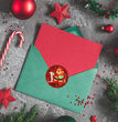 Merry Christmas Christmas Festival Roll Adhesive Sticker