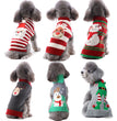 Pet dog clothes christmas pompom christmas small
