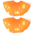 Magical & Luminous  LED Princess Halloween Tutu Skirt Sequins Shiny Skirt