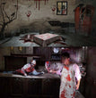 Halloween haunted house horror city scary party decorations