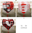 Christmas decorations electric embroidered knitted cloth table runner
