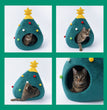 Pet Christmas Tree Cat Cat Bed Cat Mat Kennel Felt Litter Cat Supplies