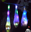 Halloween LDE Glowing Ghost Head Spider Gauze Decoration