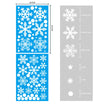 Christmas snowflake electrostatic stickers