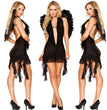 Ladies Halloween Sexy Dark Angel Costume