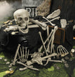 Halloween Skeleton Bones 28pcs Halloween Prop Skeleton Skull Haunted House Horror Accessory Party Decorations Tricky Bones Skull
