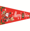 Christmas decorations Christmas couplets curtains Christmas banners pull flags Christmas curtains hanging flags window pendants