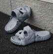 Personalized Skull Design Halloween Slippers Bathroom Indoor Outdoor Funny Slides Beach Shoes