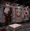 Halloween haunted house horror city scary party decorations