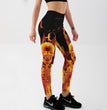 Halloween Personality Creative Skull Print Yoga Pants