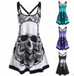 Fashion Halloween Print Sleeveless Dress