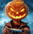 Painting Halloween Full Square Diamond Cartoon Embroidery Cross Stitch Kit
