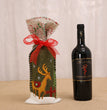 Christmas wine bottle set