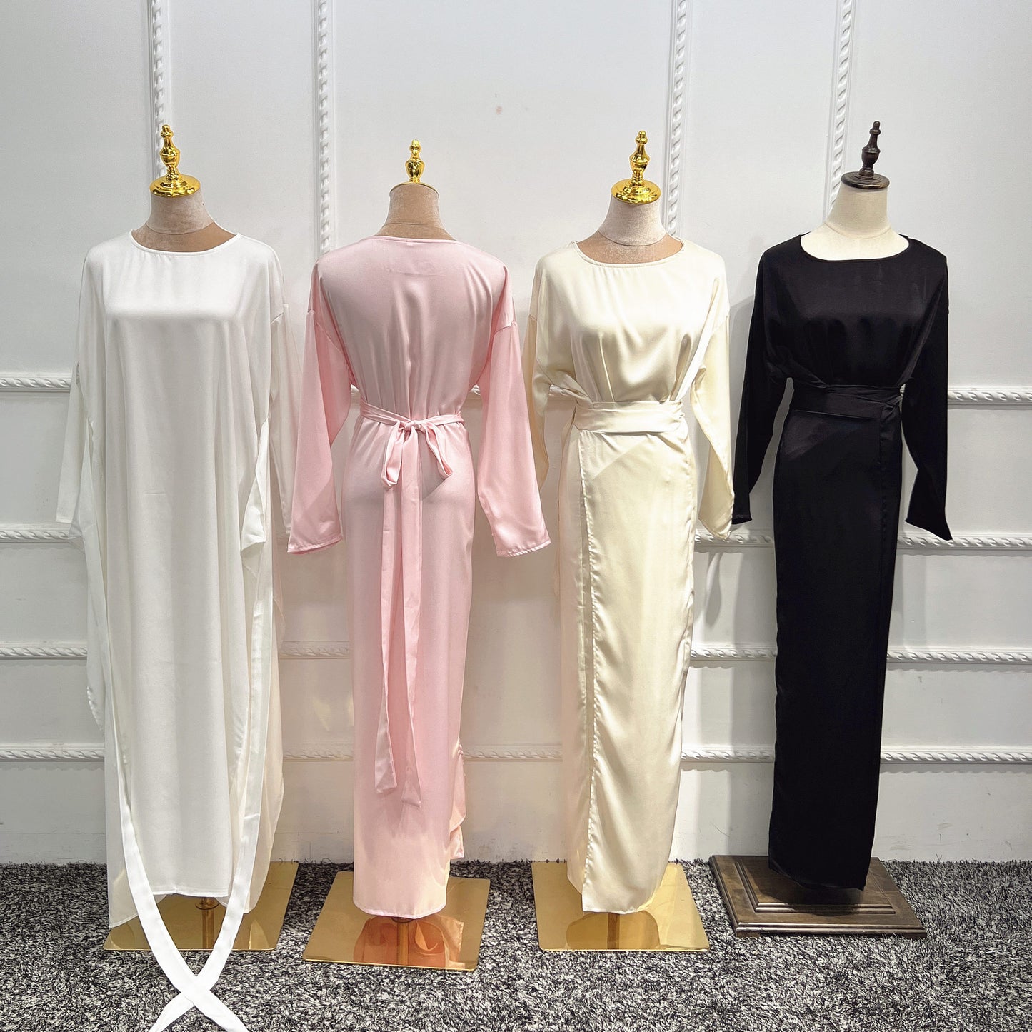 Soft Waist Dress Satin Women