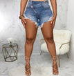 European And American Fashion All-match Slim Stretch Denim Shorts