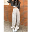 Basic Gray Jogging Women's Sweatpants Harajuku Korean Hippie