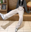 Basic Gray Jogging Women's Sweatpants Harajuku Korean Hippie