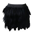 Wild Sexy Feather Skirt Party Carnival Nightclub Performance Dance Skirt