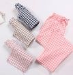 Simple Home Wear Pajama Double-layer Gauze Plus Size Confinement Pants